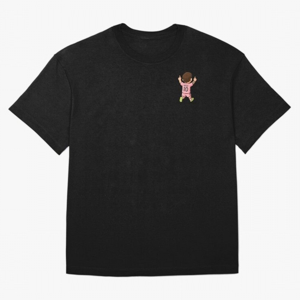 LEO MESSI MIAMI CELEBRATION BACK | CHIBI STICKER Classic T-Shirt Bring World Football Passion into Global Football Passion for FIFA World Cup 2026, Highlighting Cristiano Ronaldo, Spain and Netherlands, Game Day Rituals, Football Legends, Country