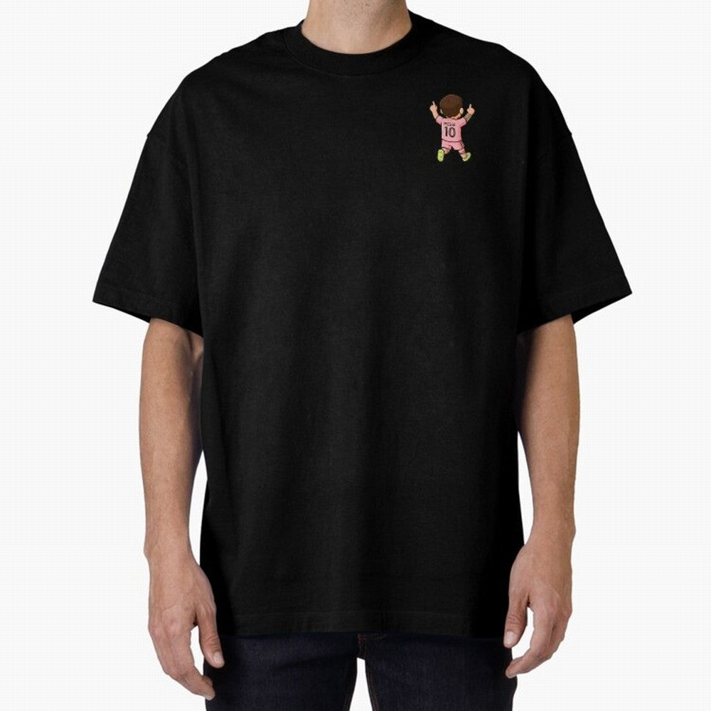 LEO MESSI MIAMI CELEBRATION BACK | CHIBI STICKER Classic T-Shirt Bring World Football Passion into Global Football Passion for FIFA World Cup 2026, Highlighting Cristiano Ronaldo, Spain and Netherlands, Game Day Rituals, Football Legends, Country
