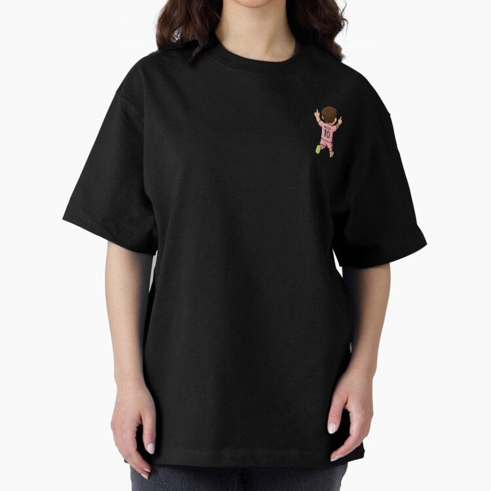LEO MESSI MIAMI CELEBRATION BACK | CHIBI STICKER Classic T-Shirt Bring World Football Passion into Global Football Passion for FIFA World Cup 2026, Highlighting Cristiano Ronaldo, Spain and Netherlands, Game Day Rituals, Football Legends, Country
