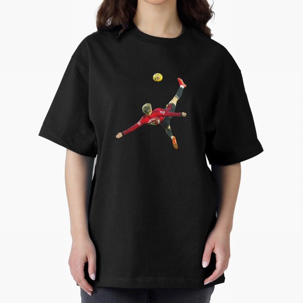 Alejandro Garnacho Bicycle Kick Classic T-Shirt Experience the Global Stage of Global Football Passion for FIFA World Cup 2026, Highlighting Cristiano Ronaldo, Haaland and CR7, France, Fan Favorite Moments, National Team Passion, Big Match Drama