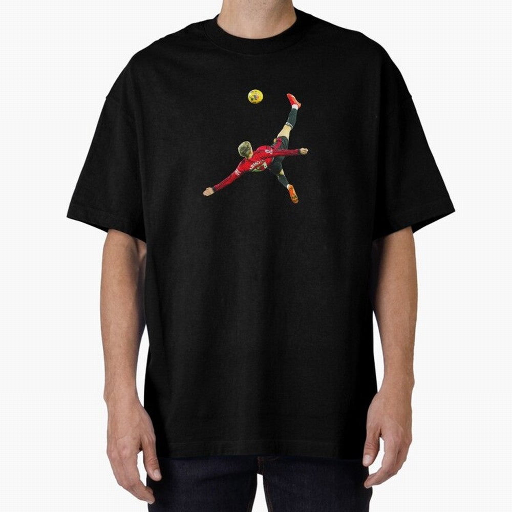 Alejandro Garnacho Bicycle Kick Classic T-Shirt Experience the Global Stage of Global Football Passion for FIFA World Cup 2026, Highlighting Cristiano Ronaldo, Haaland and CR7, France, Fan Favorite Moments, National Team Passion, Big Match Drama