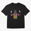 Leo-Messi the GOAT : WE miss you Classic T-Shirt Stand with Global Football Passion for FIFA World Cup 2026 Group Stage, Inspired by Messi, CR7 and Mbappe, Portugal, Football Festival Excitement, Trophy Ambitions, Country Rivalries and Star Player