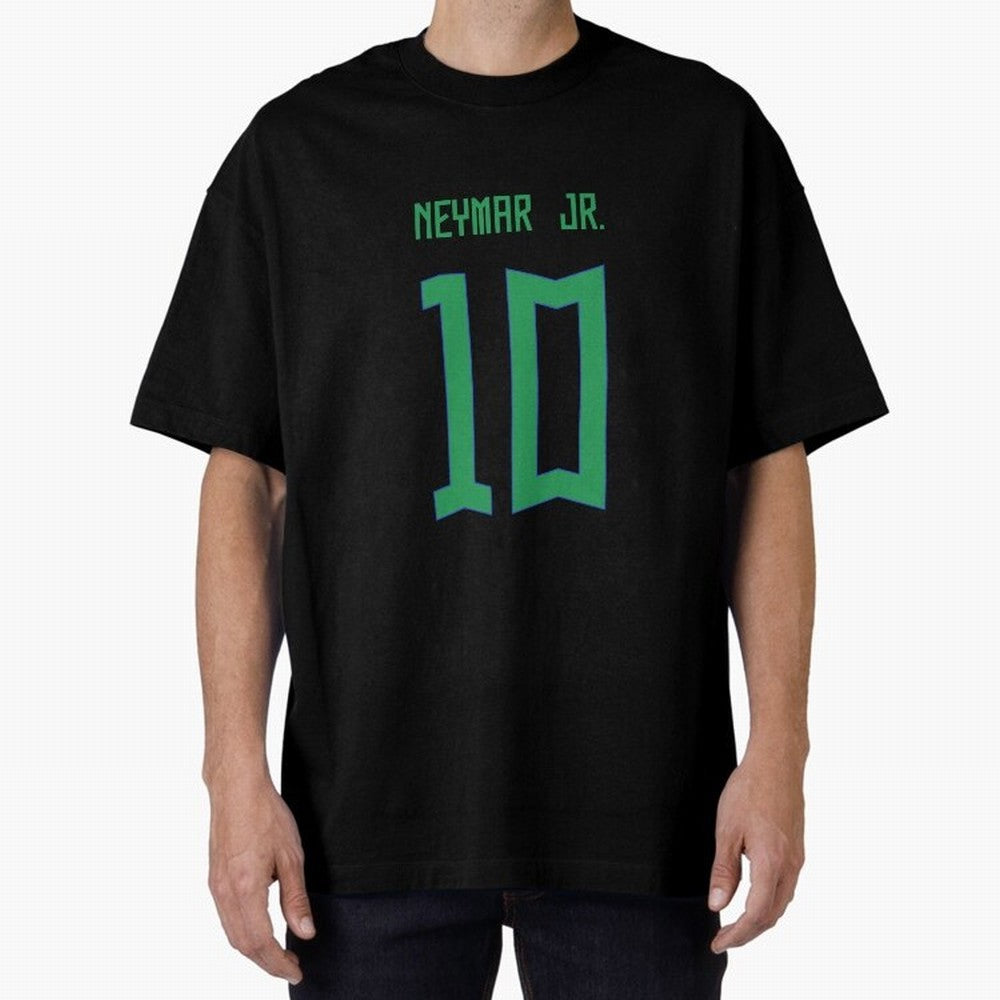 Neymar Jr Brazil Home Jersey 2023 Classic T-Shirt Show Support during FIFA World Cup 2026 USA Canada Mexico for Fans of Haaland and Germany, Bringing Football Festival Excitement, Trophy Ambitions, Country Rivalries and Star Player Buzz; Great for
