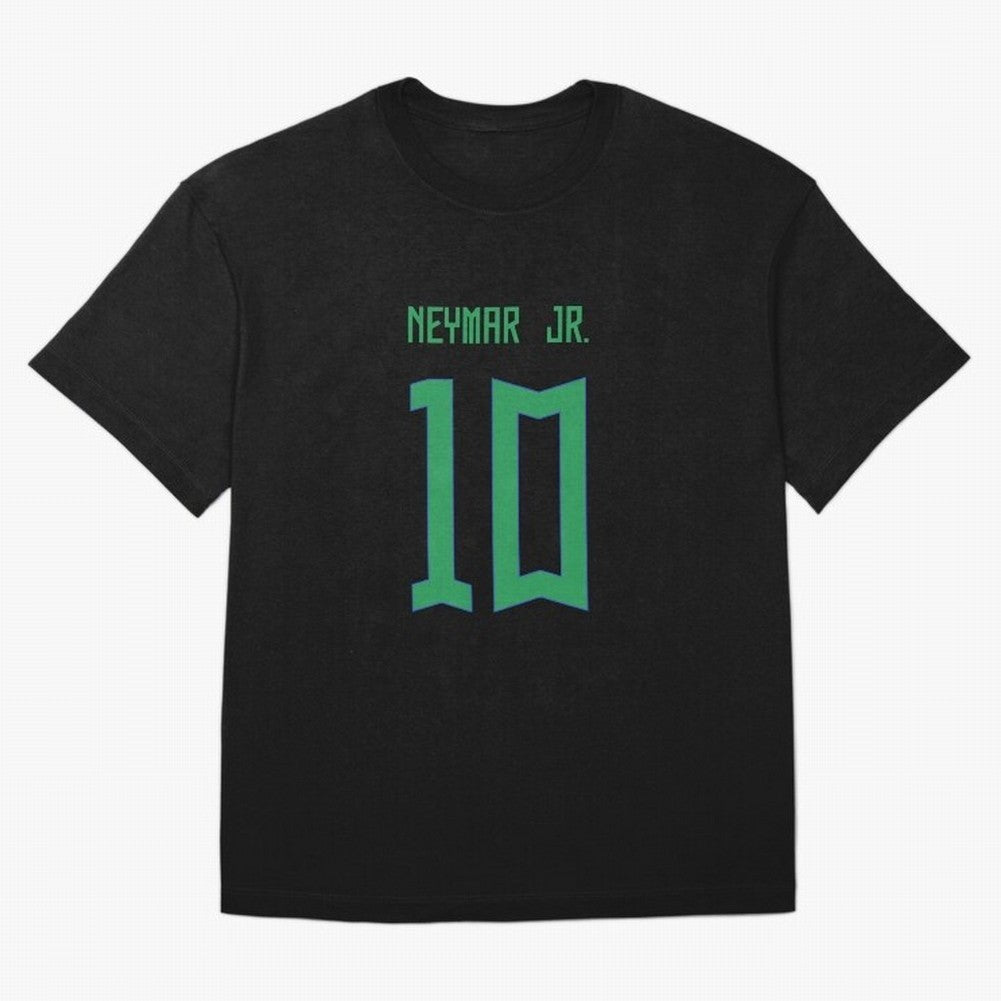 Neymar Jr Brazil Home Jersey 2023 Classic T-Shirt Show Support during FIFA World Cup 2026 USA Canada Mexico for Fans of Haaland and Germany, Bringing Football Festival Excitement, Trophy Ambitions, Country Rivalries and Star Player Buzz; Great for