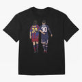 Young Messi and Old Messi Essential T-Shirt Honor Champions and Dreams in the FIFA World Cup 2026 USA Canada Mexico Journey through Cristiano Ronaldo, Haaland and CR7 Highlights, Portugal, Spain and Germany Pride, Worldwide Fan Energy, Dramatic