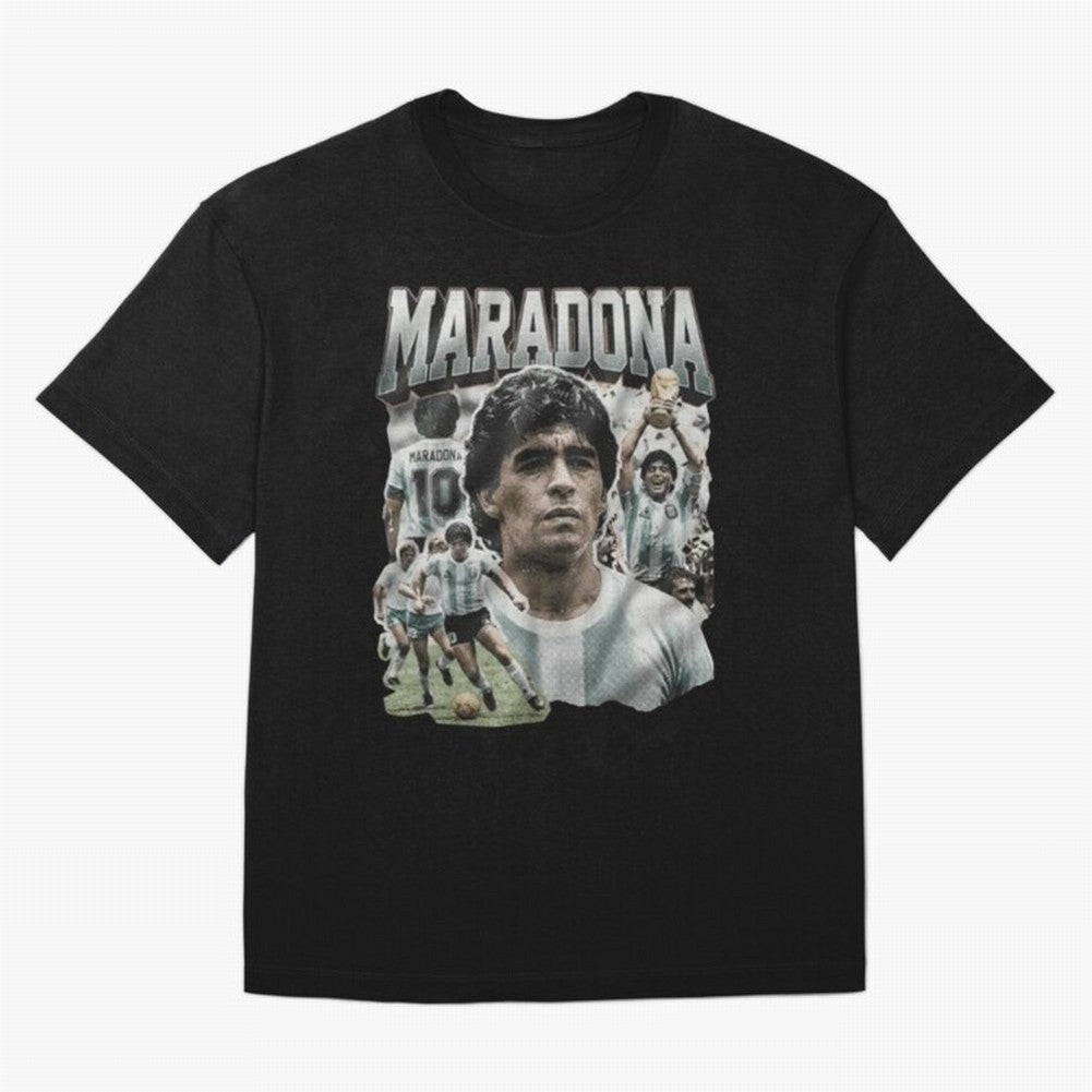 Maradona Eternal ¨C Argentina Legend Classic T-Shirt Celebrate the Magic of Match Day Hype around FIFA World Cup 2026, CR7 and Messi, Portugal, Spain and Germany, Retro Football Energy, Iconic Rivalries, Trophy Chase Drama and Stadium Atmosphere;