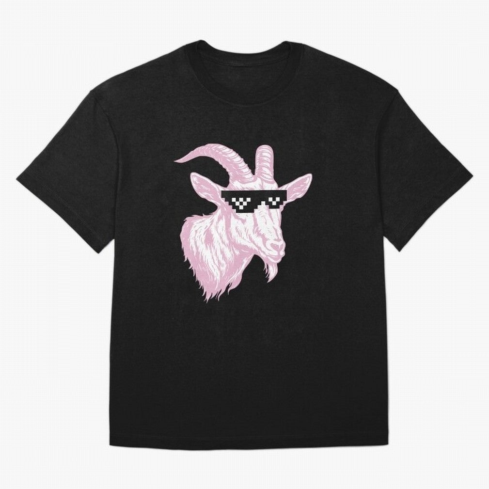 GOAT - MIAMI 10 - Pink Goat Classic T-Shirt Upgrade Match Day Hype around FIFA World Cup 2026, CR7, Argentina, France and Brazil, Stadium Memories, Football Loyalty, International Chants and Championship Tradition; Ideal for Fans Who Follow Messi,