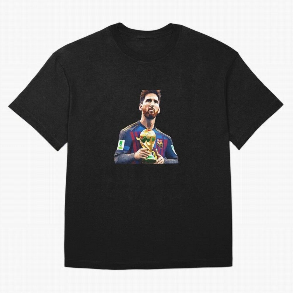 Messi World Cup with Barcelona Jersey Art Gift Classic T-Shirt Turn Up for FIFA World Cup 2026 Group Stage Made for CR7, Argentina, France and Brazil Energy, Soccer Culture, Superstar Moments, National Team Dreams and Competitive Fire; Made for Die