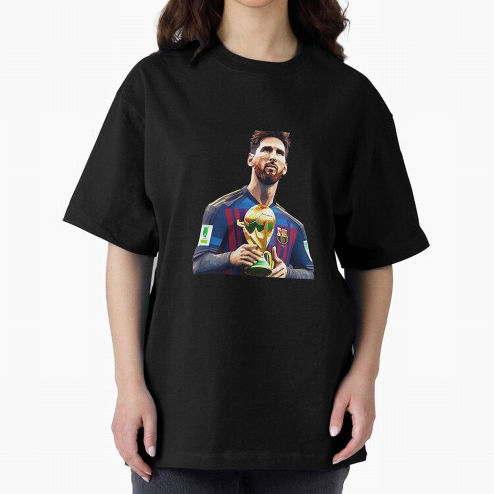 Messi World Cup with Barcelona Jersey Art Gift Classic T-Shirt Turn Up for FIFA World Cup 2026 Group Stage Made for CR7, Argentina, France and Brazil Energy, Soccer Culture, Superstar Moments, National Team Dreams and Competitive Fire; Made for Die