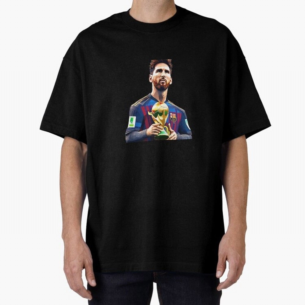 Messi World Cup with Barcelona Jersey Art Gift Classic T-Shirt Turn Up for FIFA World Cup 2026 Group Stage Made for CR7, Argentina, France and Brazil Energy, Soccer Culture, Superstar Moments, National Team Dreams and Competitive Fire; Made for Die