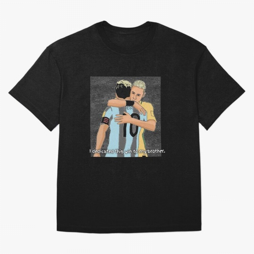 Messi and Neymar Classic T-Shirt Relive Legendary Nights from FIFA World Cup 2026 USA Canada Mexico Highlighting Haaland and Mbappe, Spain and Netherlands Energy, Football Passion, Legendary Performances, Festival Vibes and Supporter Community;