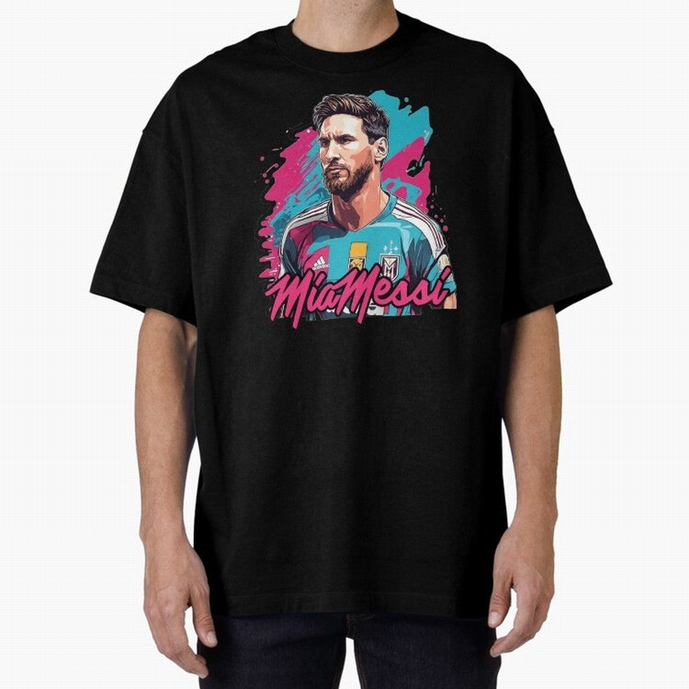 MiaMessi Premium Classic T-Shirt Stand Out with Spirit from Global Football Passion for FIFA World Cup 2026 USA Canada Mexico, Capturing Messi and Cristiano Ronaldo, England, Vintage Soccer Flavor, Modern Football Stars, National Flags and Final