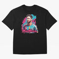 MiaMessi Premium Classic T-Shirt Stand Out with Spirit from Global Football Passion for FIFA World Cup 2026 USA Canada Mexico, Capturing Messi and Cristiano Ronaldo, England, Vintage Soccer Flavor, Modern Football Stars, National Flags and Final