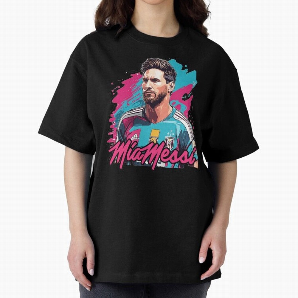 MiaMessi Premium Classic T-Shirt Stand Out with Spirit from Global Football Passion for FIFA World Cup 2026 USA Canada Mexico, Capturing Messi and Cristiano Ronaldo, England, Vintage Soccer Flavor, Modern Football Stars, National Flags and Final