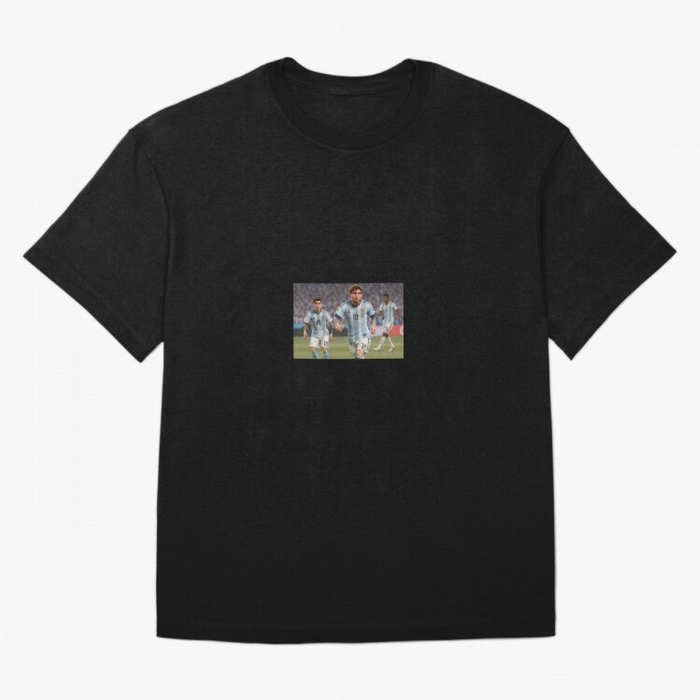 Messi Oversized T-Shirt Share the Excitement of FIFA World Cup 2026 Spirit, Built around Germany, Cristiano Ronaldo, Haaland and CR7, Stadium Chants, National Pride, Trophy Dreams and Unforgettable Football Memories; Ideal for Football Dads,