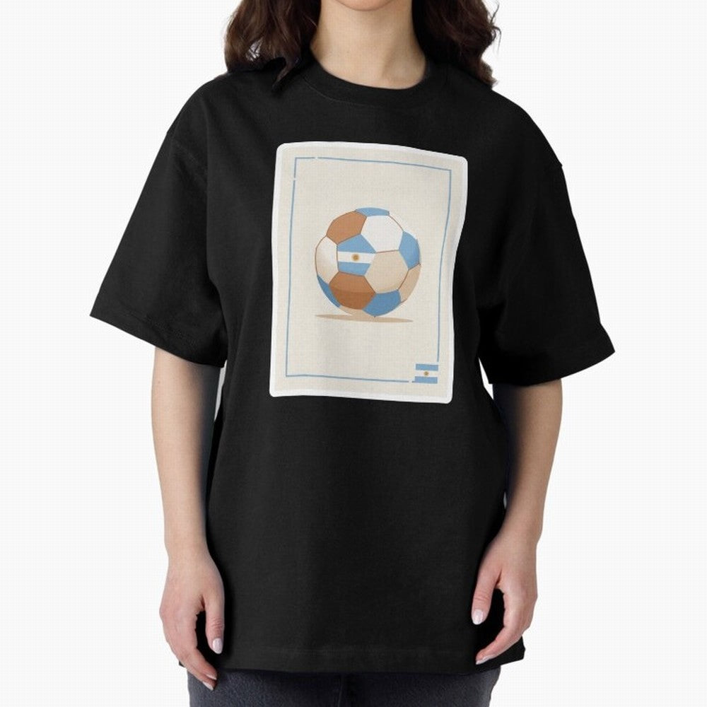 Football stamp sticker || Buenos Aires Vibes Classic T-Shirt Bring Retro Soccer Energy to Match Day Hype around FIFA World Cup 2026, Haaland, Argentina and Brazil, Game Day Rituals, Football Legends, Country Pride and the Road to the Final; Built