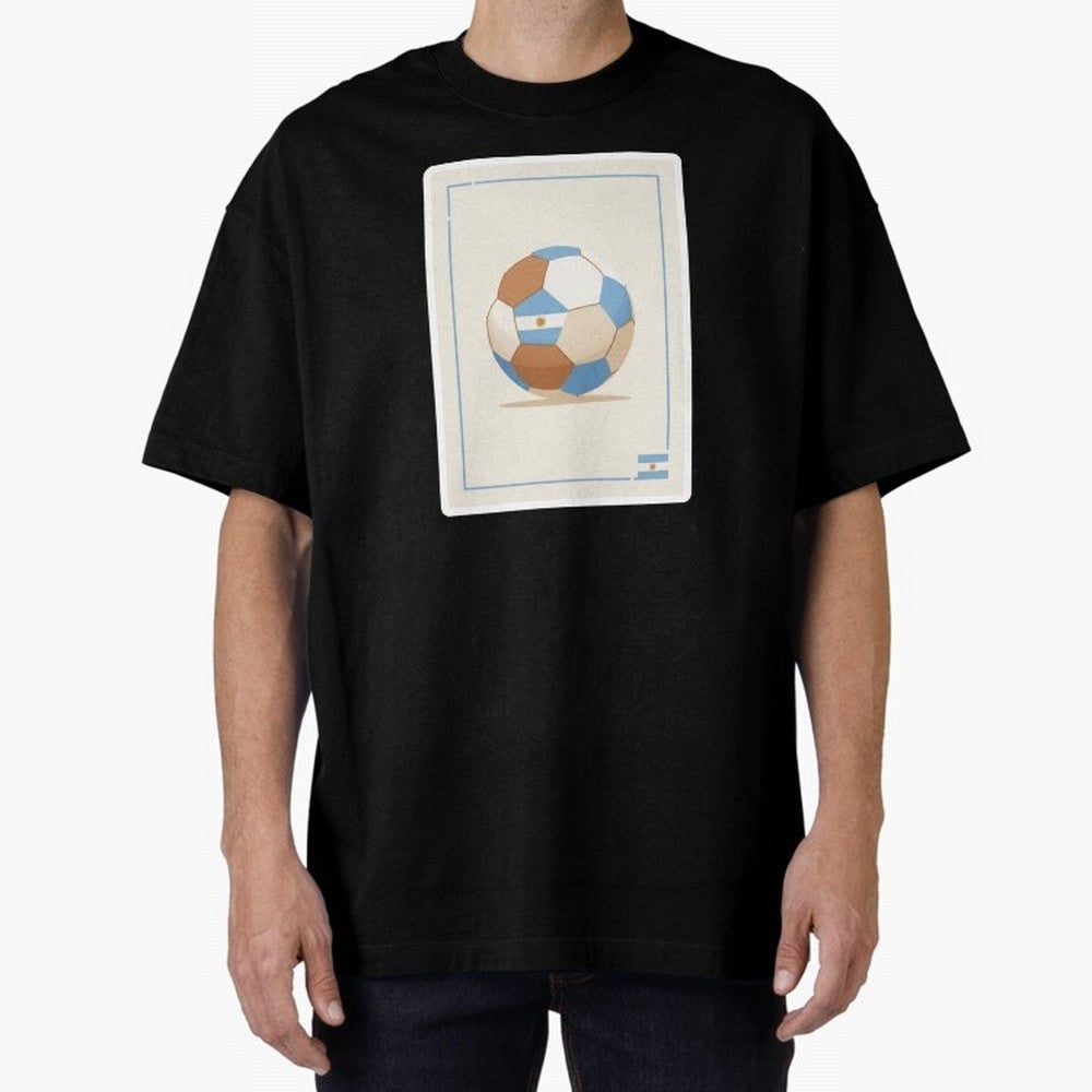 Football stamp sticker || Buenos Aires Vibes Classic T-Shirt Bring Retro Soccer Energy to Match Day Hype around FIFA World Cup 2026, Haaland, Argentina and Brazil, Game Day Rituals, Football Legends, Country Pride and the Road to the Final; Built