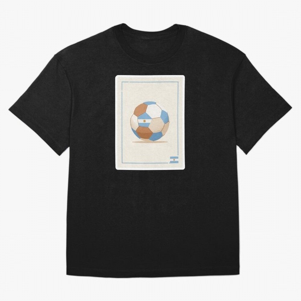 Football stamp sticker || Buenos Aires Vibes Classic T-Shirt Bring Retro Soccer Energy to Match Day Hype around FIFA World Cup 2026, Haaland, Argentina and Brazil, Game Day Rituals, Football Legends, Country Pride and the Road to the Final; Built