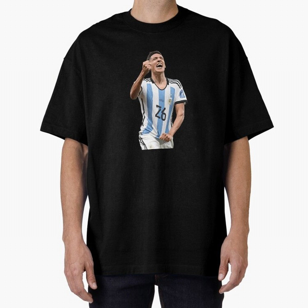 Nahuel Molina Classic T-Shirt Celebrate the Road through Match Day Hype around FIFA World Cup 2026 Group Stage, Messi and Cristiano Ronaldo, Brazil, Portugal and Argentina, Stadium Memories, Football Loyalty, International Chants and Championship