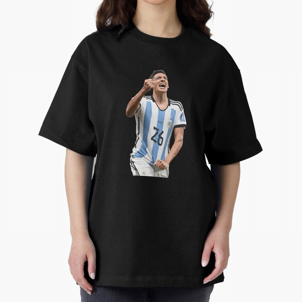 Nahuel Molina Classic T-Shirt Celebrate the Road through Match Day Hype around FIFA World Cup 2026 Group Stage, Messi and Cristiano Ronaldo, Brazil, Portugal and Argentina, Stadium Memories, Football Loyalty, International Chants and Championship