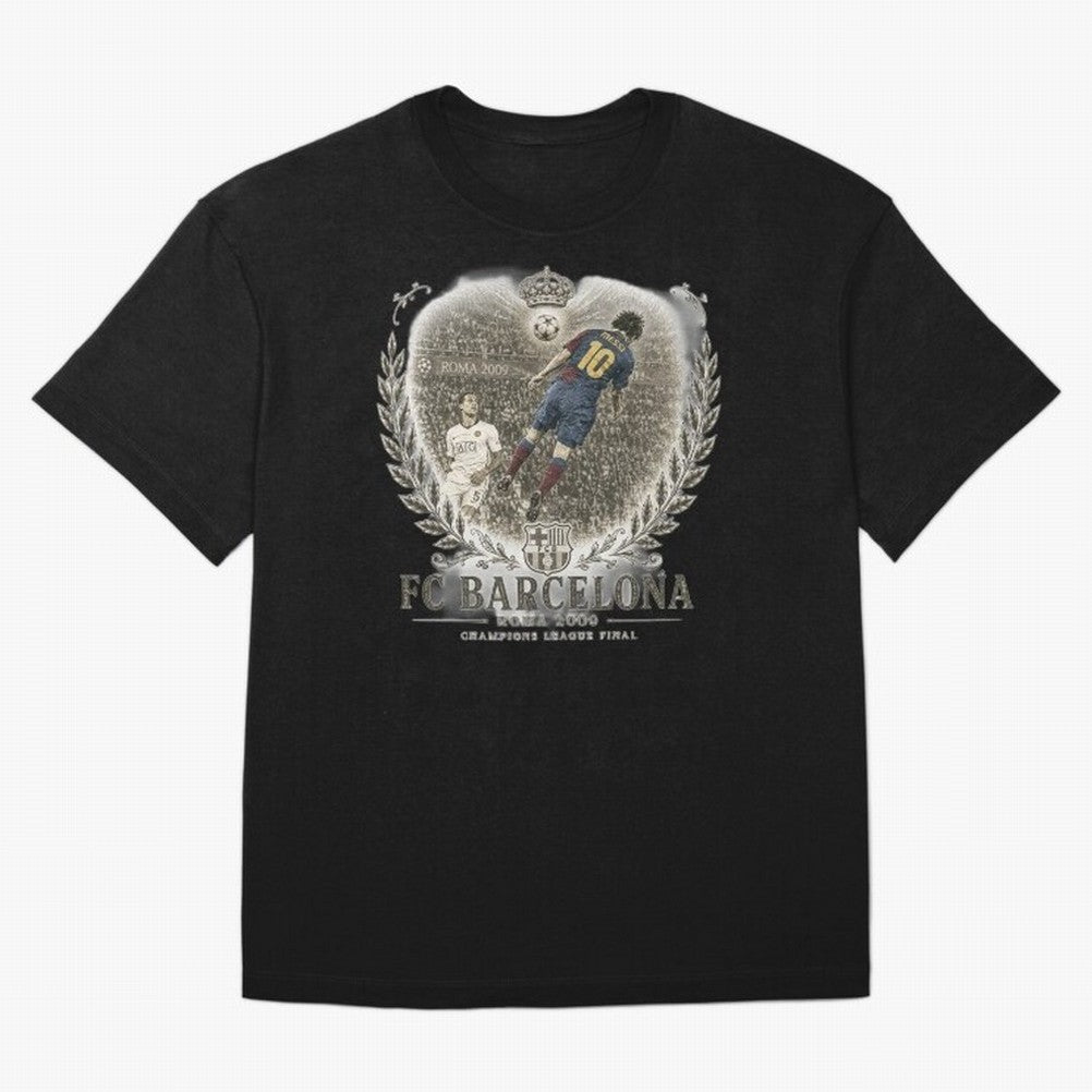 FC Barcelona Rome 2009 Champions League Final Vintage Oversized T-Shirt Celebrate Fan Culture around FIFA World Cup 2026 USA Canada Mexico Spirit, Capturing France and Portugal, Messi, Stadium Memories, Football Loyalty, International Chants and