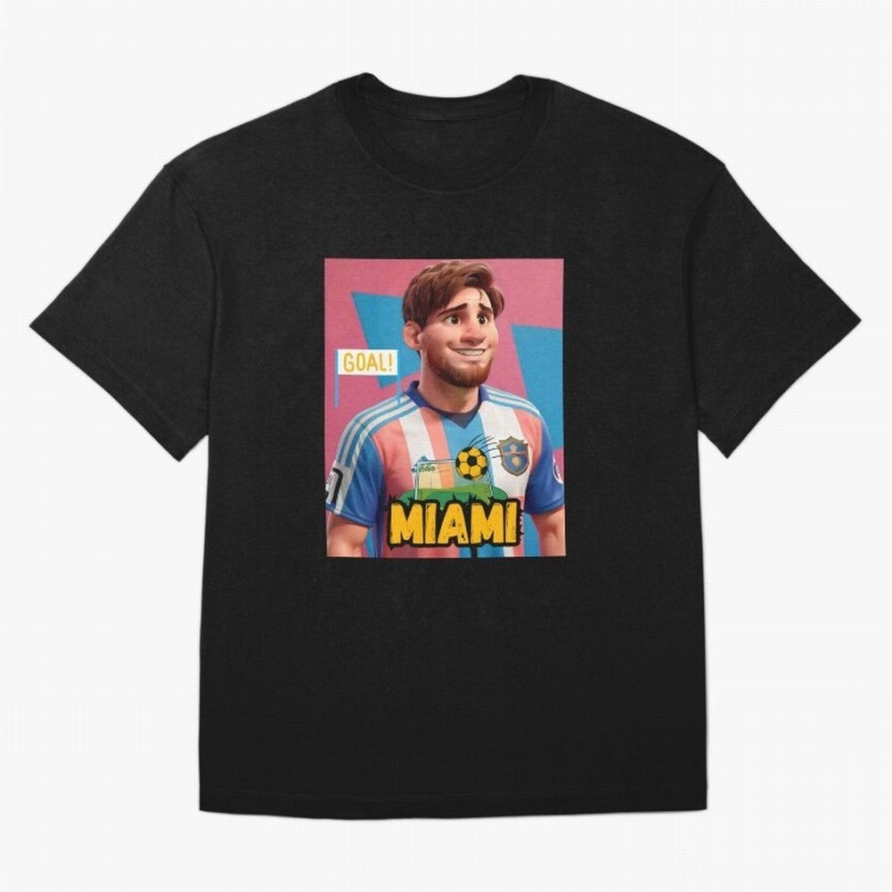 Messi FC Inter Miami Vintage T-shirt, Vintage Messi Football T Shirt, Vintage Soccer Sport Unisex Graphic Tee Classic T-Shirt Represent Fans Who Live for FIFA World Cup 2026 Celebrating Haaland, France Energy, Stadium Memories, Football Loyalty,