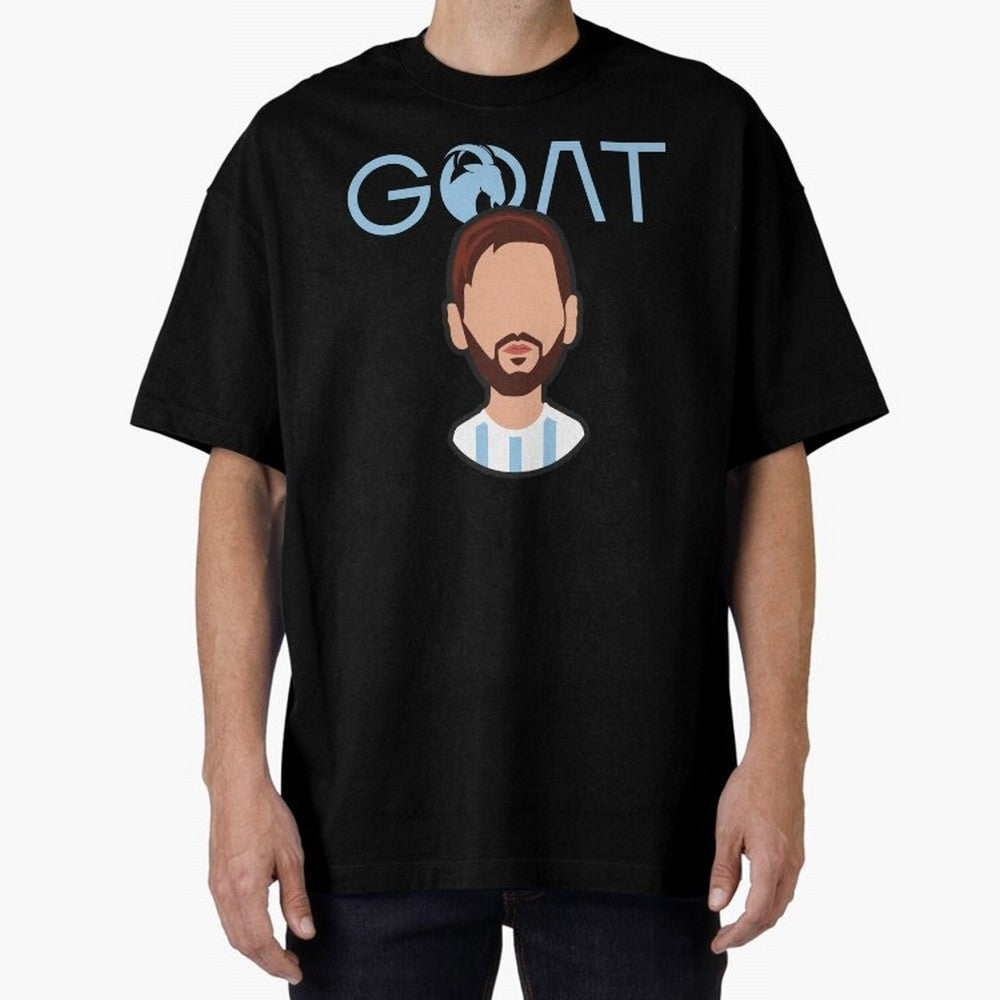 GOAT ¨C Lionel Messi Minimalist Vector Design Classic T-Shirt Celebrate the Road through the FIFA World Cup 2026 USA Canada Mexico Journey through Cristiano Ronaldo Highlights, France Pride, Worldwide Fan Energy, Dramatic Goals, Stadium Lights and