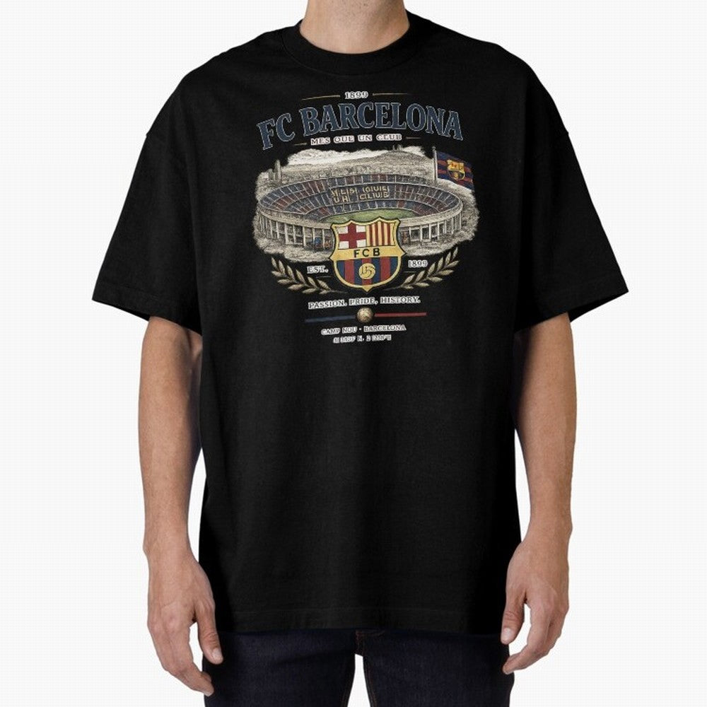 FC Barcelona Vintage Football Streetwear Oversized T-Shirt Keep the Legacy of FIFA World Cup 2026 Group Stage Filled with Neymar, Haaland and Cristiano Ronaldo, England, France and Netherlands Energy, Fan Favorite Moments, National Team Passion,