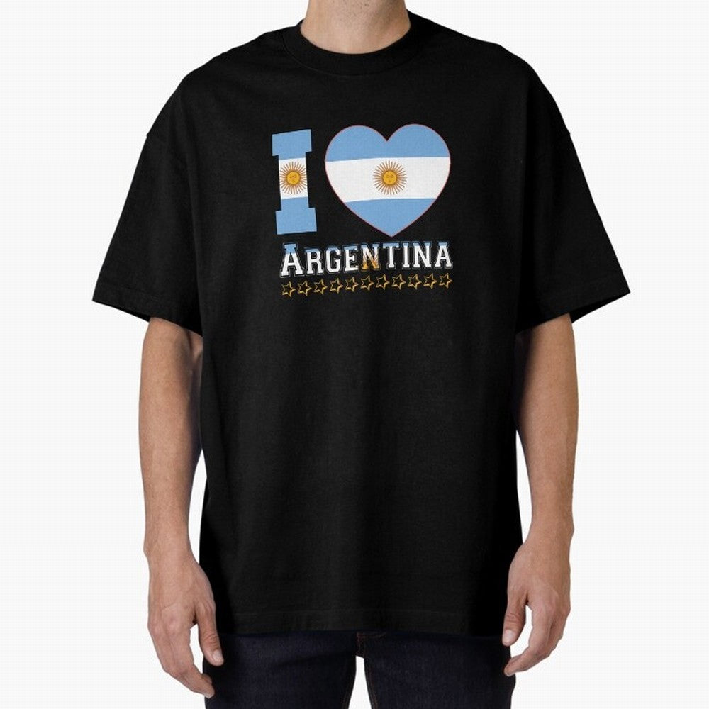 I love Argentina Classic T-Shirt Make Game Day About Match Day Hype around FIFA World Cup 2026, Messi, France and Portugal, Football Festival Excitement, Trophy Ambitions, Country Rivalries and Star Player Buzz; Made for Collectors Who Enjoy Iconic