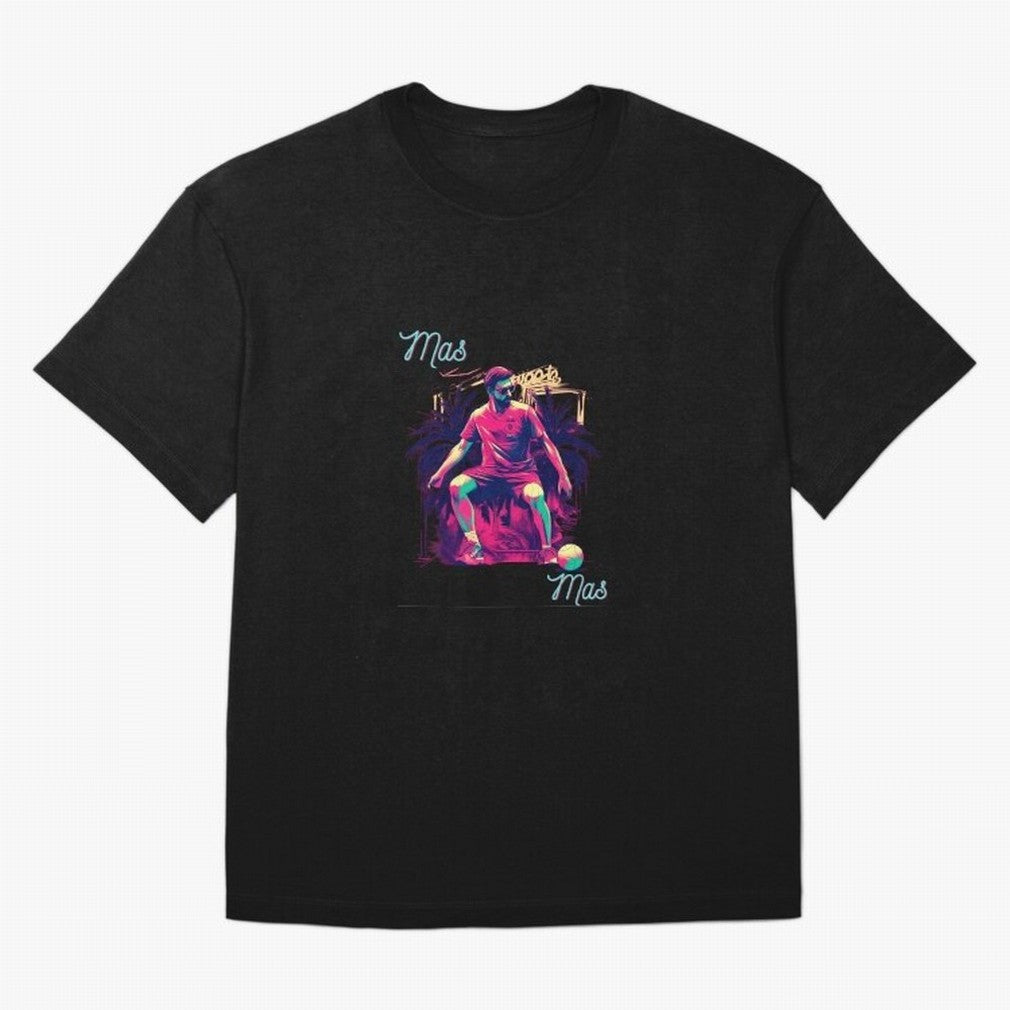 Messi Mas Messi Oversized T-Shirt Mark FIFA World Cup 2026 USA Canada Mexico Spirit, Driven by Argentina, Cristiano Ronaldo, Soccer Culture, Superstar Moments, National Team Dreams and Competitive Fire; Ideal for Passionate Fans Who Love Underdog