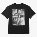 Neymar Grayscale Classic T-Shirt Show Passion for the Stars of Match Day Hype around FIFA World Cup 2026 USA Canada Mexico, Messi, CR7 and Mbappe, England, France and Netherlands, Retro Football Energy, Iconic Rivalries, Trophy Chase Drama and