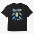 Argentina Football Champions Legacy Badge Design Active T-Shirt Capture FIFA World Cup 2026 USA Canada Mexico for Fans of Neymar, Haaland and Cristiano Ronaldo and France, Bringing Championship Spirit, Famous Goals, Roaring Crowds and International