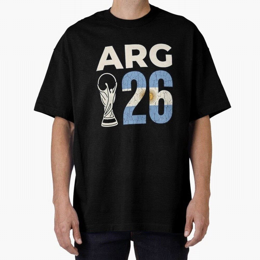 Argentina Football World Cup 2026 - Vintage Arg 26 Flag Design Essential T-Shirt Turn Football Passion into Match Day Hype around FIFA World Cup 2026 USA Canada Mexico, Cristiano Ronaldo, Haaland and CR7, Germany, Global Supporter Spirit, Legendary