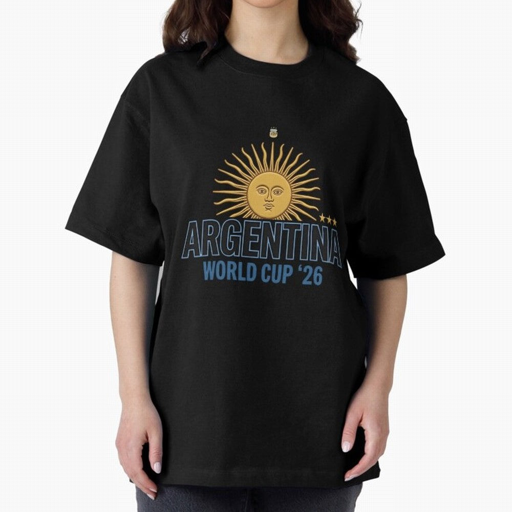 Argentina Football Sun of May - World Cup 2026 Gold Edition Essential T-Shirt Celebrate Soccer Greatness during Global Football Passion for FIFA World Cup 2026, Centered on Neymar, Argentina, Fan Favorite Moments, National Team Passion, Big Match