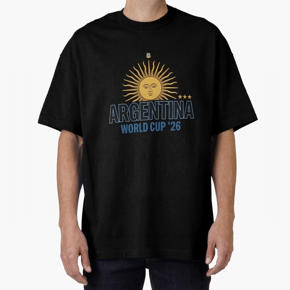 Argentina Football Sun of May - World Cup 2026 Gold Edition Essential T-Shirt Celebrate Soccer Greatness during Global Football Passion for FIFA World Cup 2026, Centered on Neymar, Argentina, Fan Favorite Moments, National Team Passion, Big Match