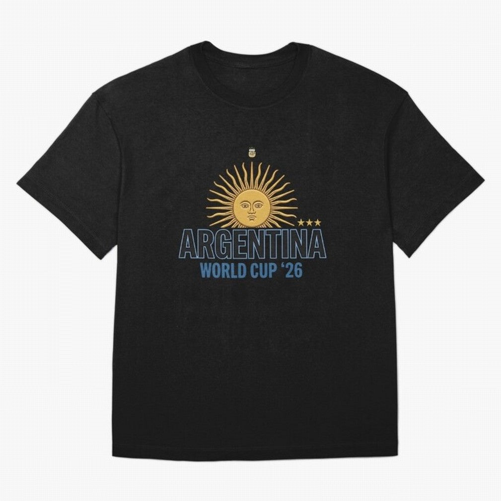 Argentina Football Sun of May - World Cup 2026 Gold Edition Essential T-Shirt Celebrate Soccer Greatness during Global Football Passion for FIFA World Cup 2026, Centered on Neymar, Argentina, Fan Favorite Moments, National Team Passion, Big Match