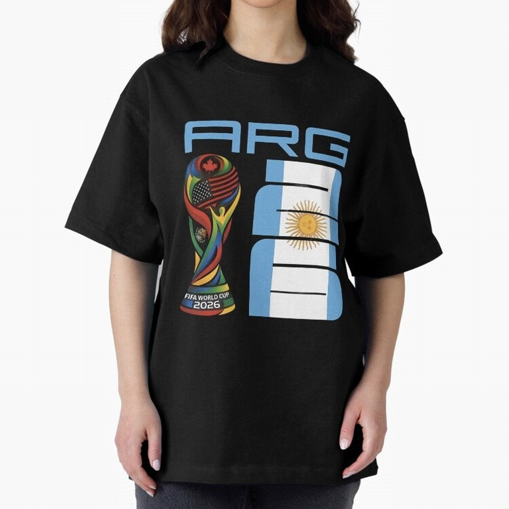 Argentina World Cup 2026 Soccer Fan Art - ARG Albiceleste Essential T-Shirt Celebrate Global Passion for FIFA World Cup 2026 USA Canada Mexico for Fans of Mbappe and Neymar and Portugal, Bringing Football Festival Excitement, Trophy Ambitions,
