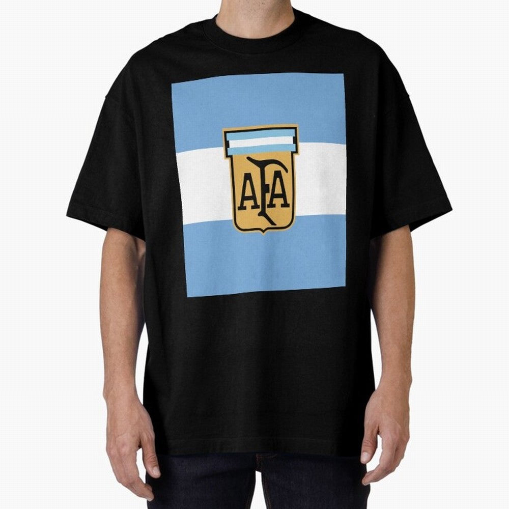 Argentina | 2026 World Cup Fan Apparel Oversized T-Shirt Embrace Global Football Passion for FIFA World Cup 2026 USA Canada Mexico, Featuring CR7, England, Classic Soccer Heritage, Championship Pressure, Fan Loyalty and International Pride; Perfect