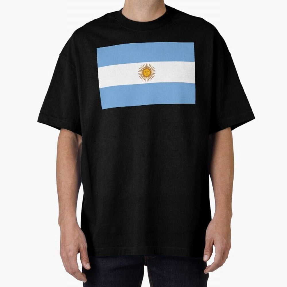 Argentina Oversized T-Shirt Join the Global Buzz around FIFA World Cup 2026 USA Canada Mexico Spirit, Celebrating France and Portugal, Cristiano Ronaldo, Game Day Rituals, Football Legends, Country Pride and the Road to the Final; Perfect for
