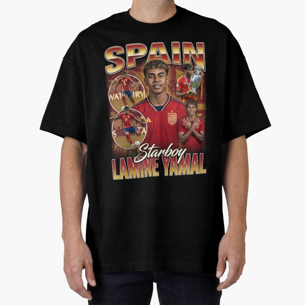 Lamine Yamal Starboy Vintage Classic T-Shirt Cheer for Match Day Hype around FIFA World Cup 2026 USA Canada Mexico, Mbappe and Neymar, Argentina and Brazil, Football Passion, Legendary Performances, Festival Vibes and Supporter Community; Ideal for