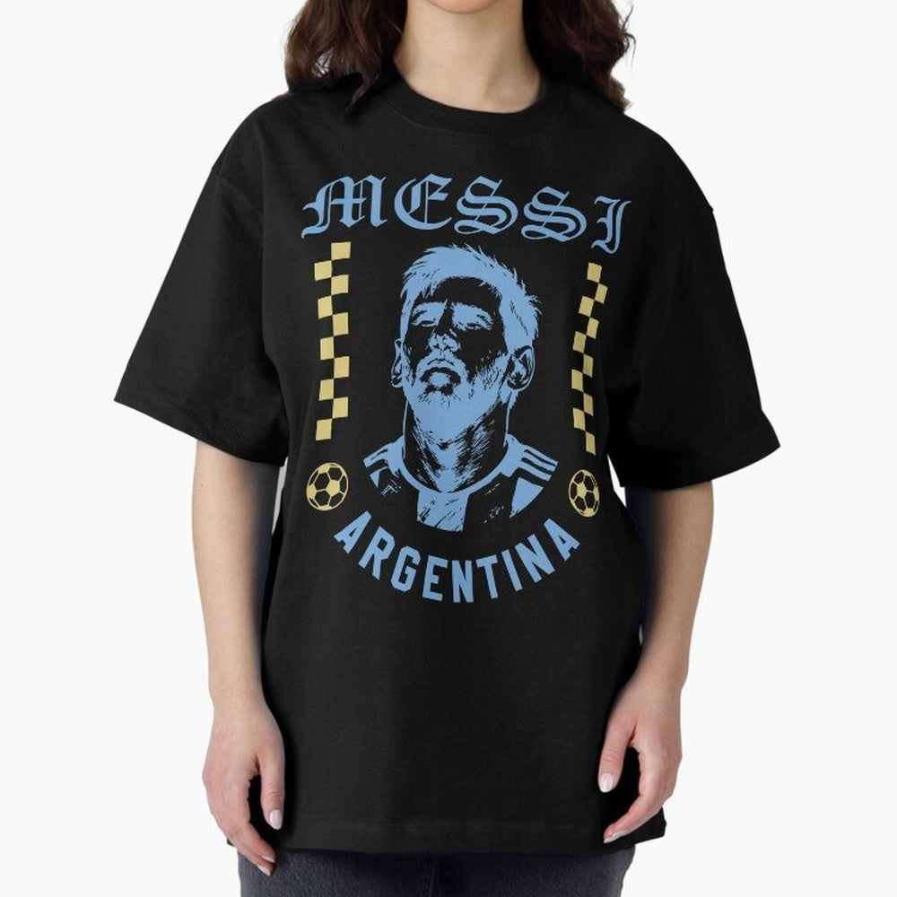 Messi Argentina Vintage Football Design World Cup Fan Art Classic T-Shirt Feel the Roar of Match Day Hype around FIFA World Cup 2026 Group Stage, Cristiano Ronaldo, Haaland and CR7, Portugal, Soccer Culture, Superstar Moments, National Team Dreams