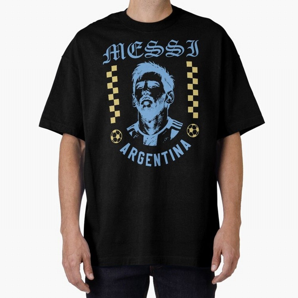 Messi Argentina Vintage Football Design World Cup Fan Art Classic T-Shirt Feel the Roar of Match Day Hype around FIFA World Cup 2026 Group Stage, Cristiano Ronaldo, Haaland and CR7, Portugal, Soccer Culture, Superstar Moments, National Team Dreams