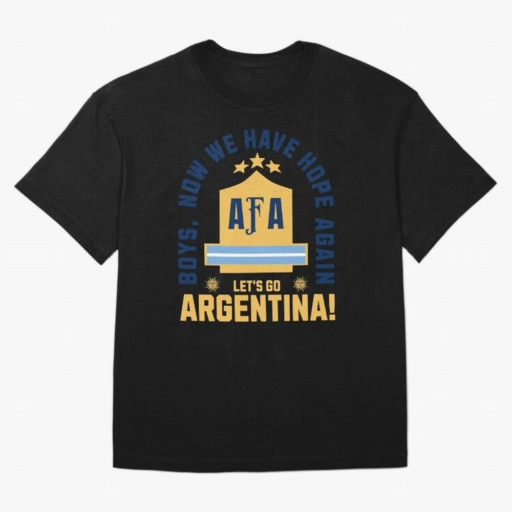Argentina Soccer 2026 Boys We Have Hope Again Fan Design Classic T-Shirt Make Your Look Match FIFA World Cup 2026 for Fans of Neymar, Haaland and Cristiano Ronaldo and England, Bringing Goal Celebration Energy, Supporter Heritage, Football Icons