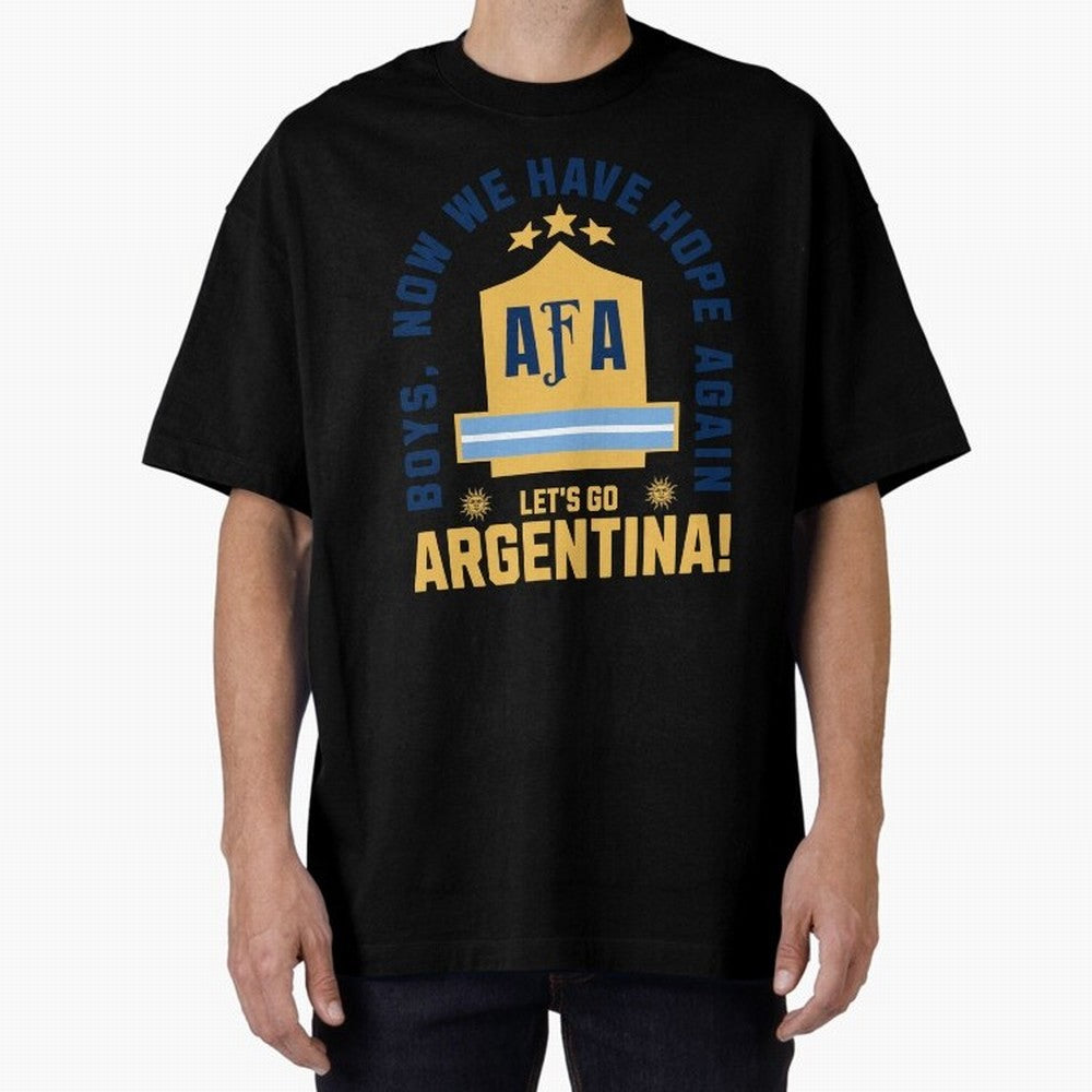 Argentina Soccer 2026 Boys We Have Hope Again Fan Design Classic T-Shirt Make Your Look Match FIFA World Cup 2026 for Fans of Neymar, Haaland and Cristiano Ronaldo and England, Bringing Goal Celebration Energy, Supporter Heritage, Football Icons