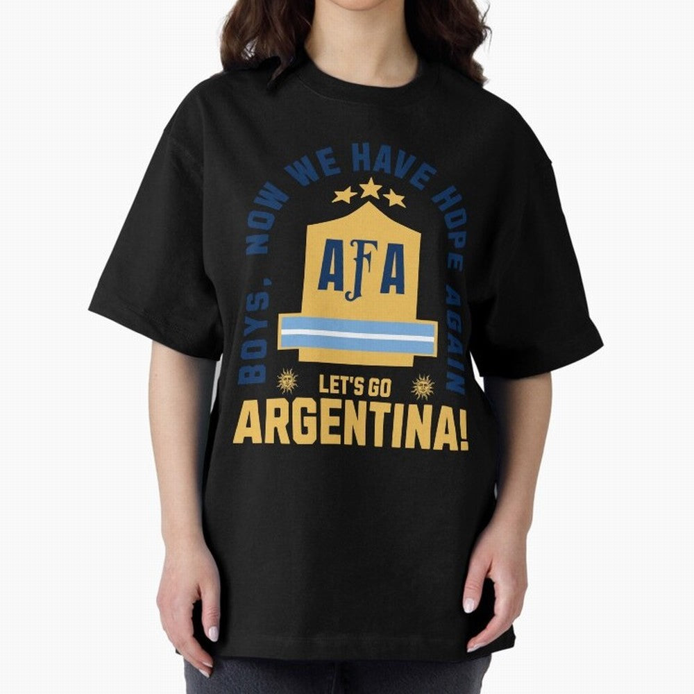 Argentina Soccer 2026 Boys We Have Hope Again Fan Design Classic T-Shirt Make Your Look Match FIFA World Cup 2026 for Fans of Neymar, Haaland and Cristiano Ronaldo and England, Bringing Goal Celebration Energy, Supporter Heritage, Football Icons