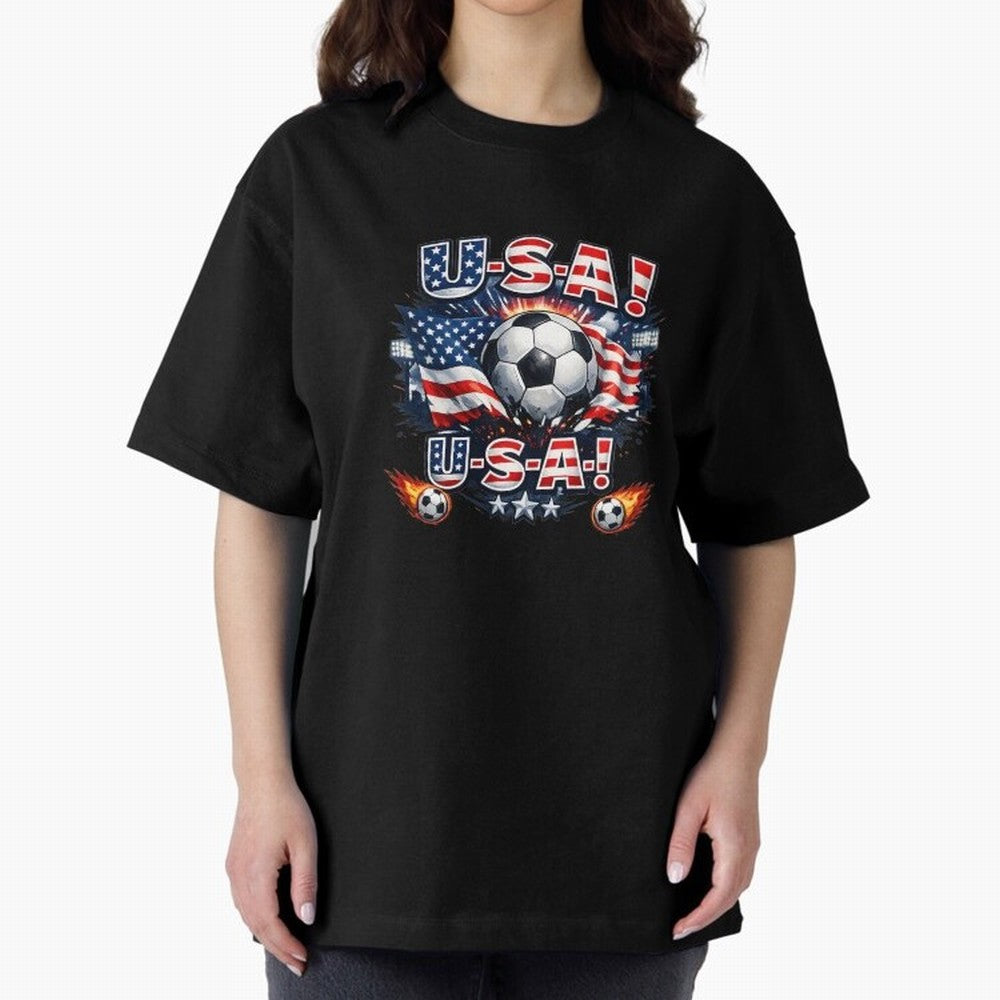 usa football Classic T-Shirt Celebrate Match Day Hype around FIFA World Cup 2026, Haaland, France and Portugal, Stadium Memories, Football Loyalty, International Chants and Championship Tradition; Ideal for Football Dads, Football Moms, Friends,