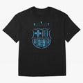 FC Barcelona three-time champion Oversized T-Shirt Relive the Noise and Pride of FIFA World Cup 2026 Group Stage Centered on Messi, CR7 and Mbappe, Germany Energy, Football Festival Excitement, Trophy Ambitions, Country Rivalries and Star Player