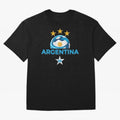 Argentina 2026 Stars Oversized T-Shirt Join Supporters Worldwide for the FIFA World Cup 2026 Journey through Messi, Neymar and Mbappe Highlights, Portugal, Spain and Germany Pride, Goal Celebration Energy, Supporter Heritage, Football Icons and