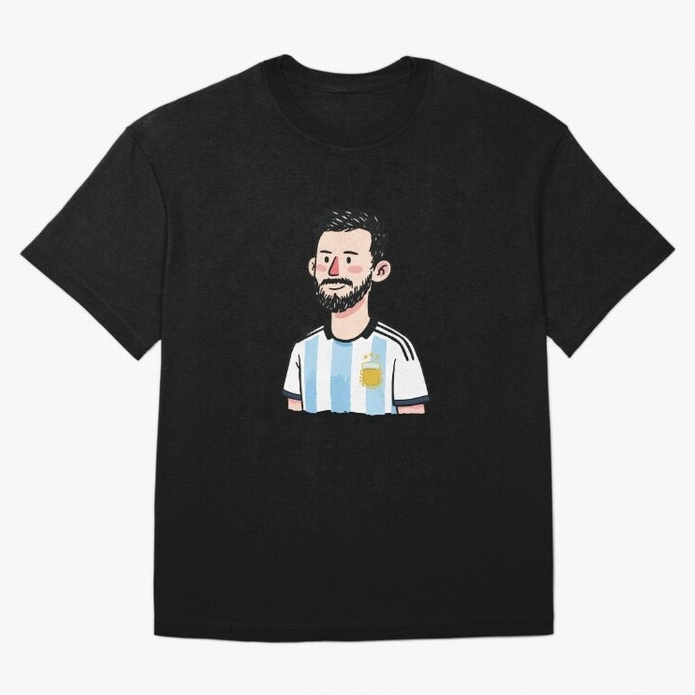 Argentina Soccer Football Player Oversized T-Shirt Live for the Drama of FIFA World Cup 2026 Group Stage for Fans of Cristiano Ronaldo, Haaland and CR7 and France, Bringing Retro Football Energy, Iconic Rivalries, Trophy Chase Drama and Stadium