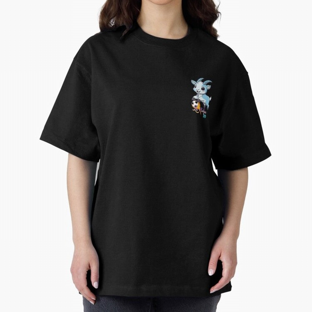 The Goat Flea Oversized T-Shirt Stand with FIFA World Cup 2026 Filled with CR7, Spain and Netherlands Energy, Goal Celebration Energy, Supporter Heritage, Football Icons and Worldwide Tournament Joy; Ideal for Passionate Fans Who Love Underdog